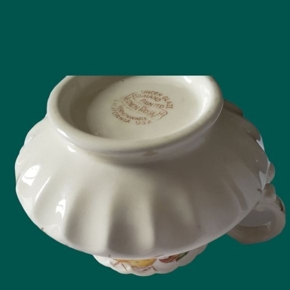 Vernon Rose creamer & sugar set - Picture 8 of 9
